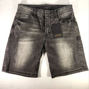 NWT Men's ASOS 7" Stone Wash Distressed Denim Shorts